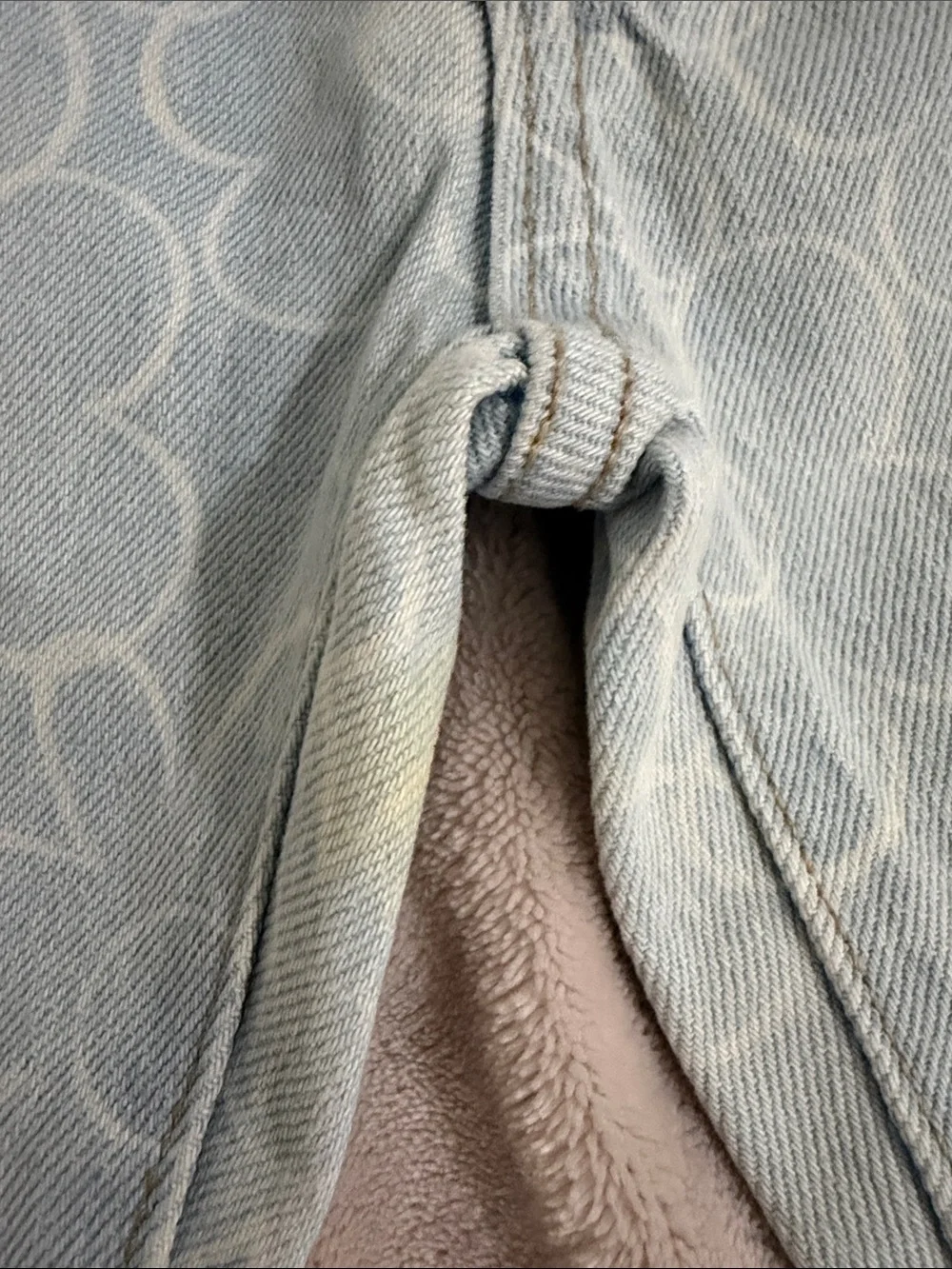 Old Navy Light Blue Floral Flare Jeans